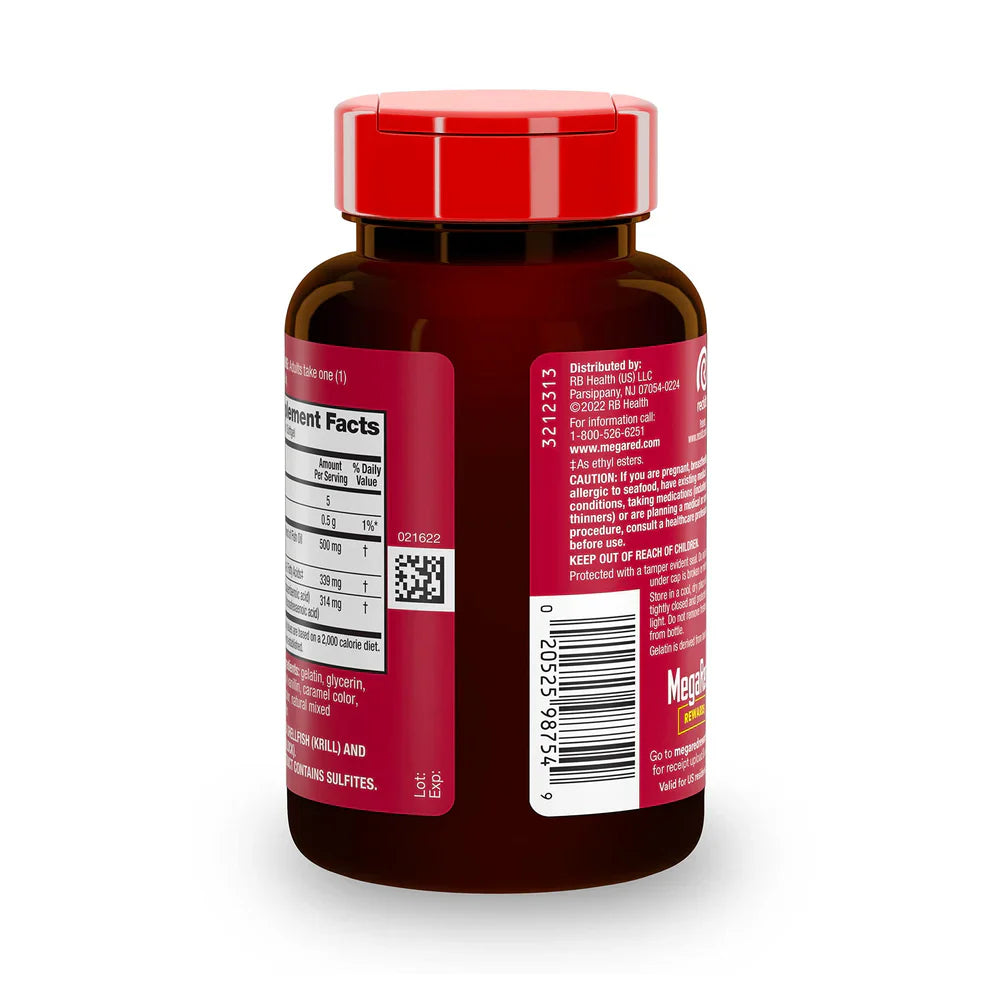 ❤️ MegaRed – Apoya tu corazón con Omega-3 de alta absorción