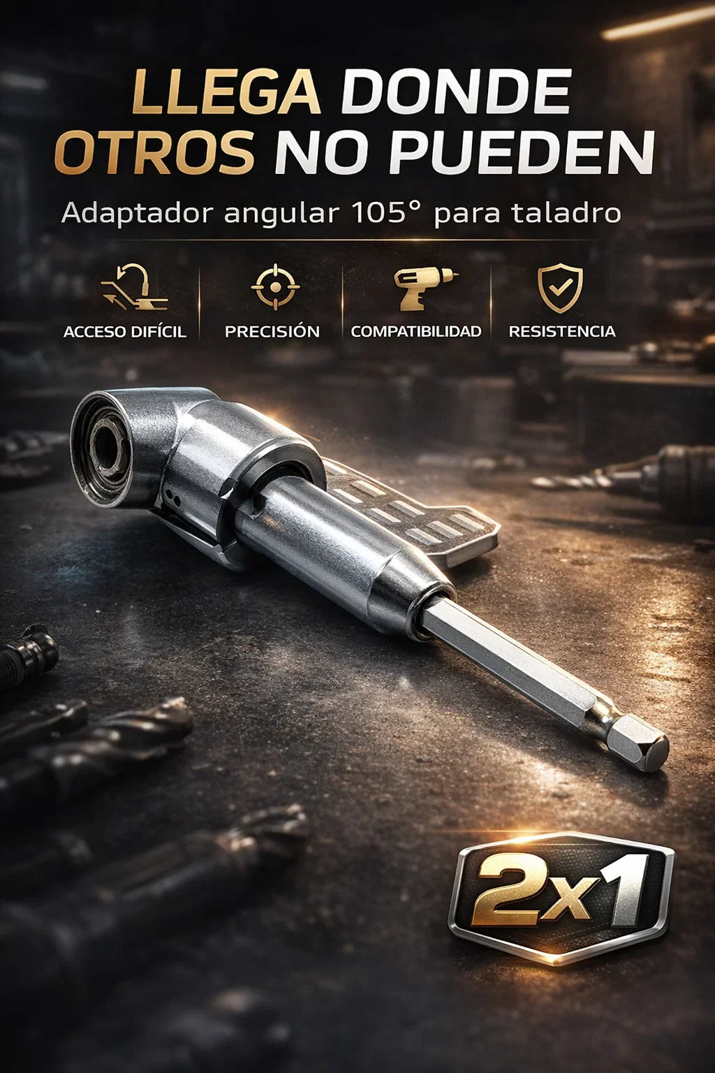 Extensión 105°-🔧⚡ 2x1 Accede a cualquier espacio con precisión total con el combo 2 en 1🚀