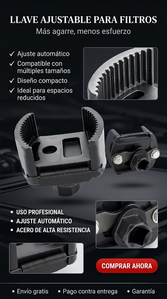 FILTER FORCE 🔧🔥 Compatibilidad universal y agarre profesional 🛠️