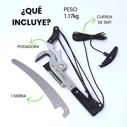 PODAMAX-¡Poda ramas altas sin escaleras ni esfuerzo!🌳