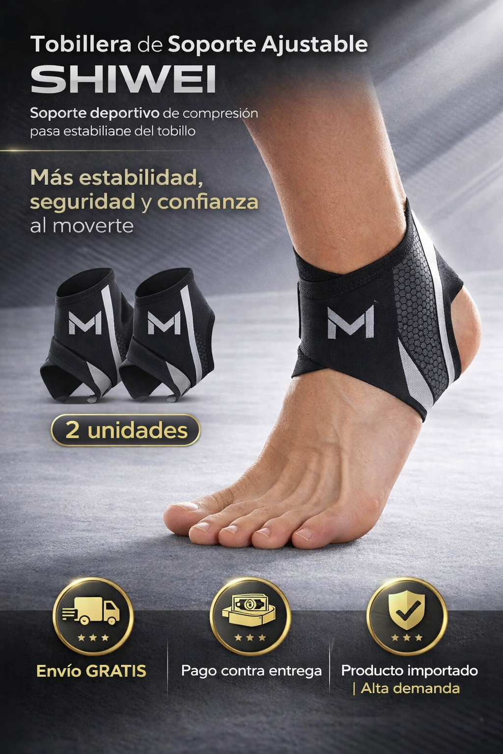TOBILLERA x2 PROFESIONALES DEPORTIVAS