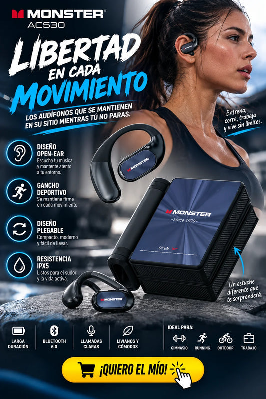 ActiveFlex™ | Audífonos Open-Ear Deportivos 🎧⚡