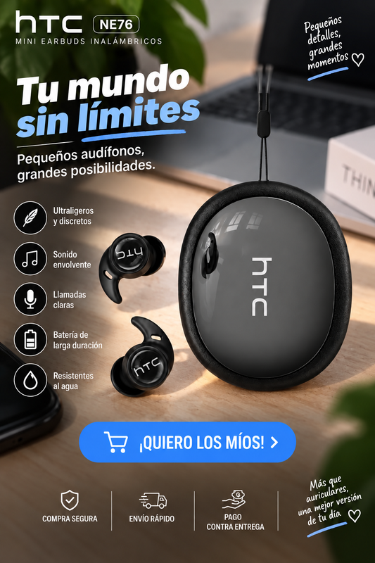 MiniPods NE76™ | Audífonos Ultracompactos 🎧