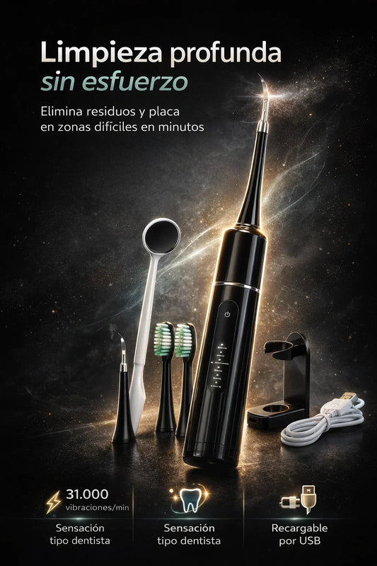 DentalPro Sonic x6 accesorios-🦷Kit completo elimina sarro y caries