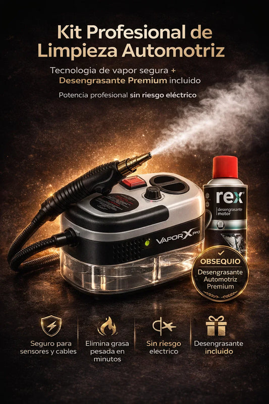 VaporX Pro 2500W Limpieza profunda💨🔥