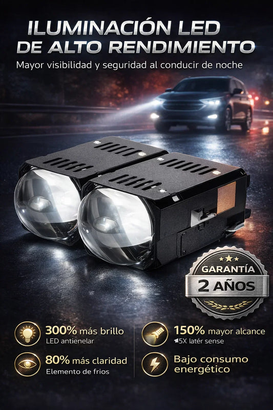 💡Kit de 2 Luces LED Antinieblina de Alta Potencia para Máxima Visibilidad 🚗✨