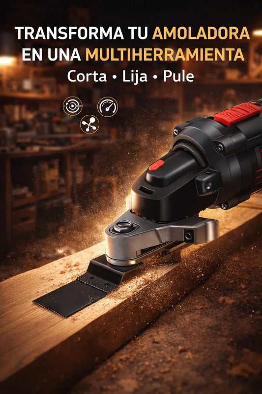 MultiTool Oscilante-⚡ Convierte tu amoladora en una máquina profesional
